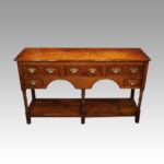 Antique oak small dresser base