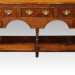 Antique oak small dresser base - Image 11