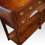 Antique oak small dresser base - Image 6