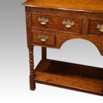 Antique oak small dresser base - Image 5