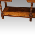 Antique oak small dresser base - Image 4