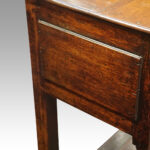 Antique oak turned leg dresser base - Image 6