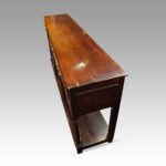 Antique oak turned leg dresser base - Image 10