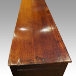 Antique oak turned leg dresser base - Image 9