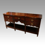 Antique potboard oak dresser base - Image 14