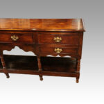 Antique potboard oak dresser base - Image 7