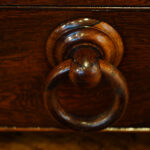 Antique rosewood inlaid jewellery box - Image 4