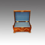 Antique rosewood inlaid jewellery box - Image 2