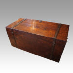 Antique teak merchant's chest - Image 8