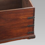 Antique teak merchants chest - Image 8
