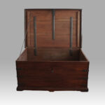 Antique teak merchants chest - Image 4
