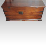Antique teak merchants chest - Image 3