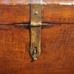 Antique teak merchant's chest - Image 4