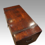 Antique teak merchant's chest - Image 2