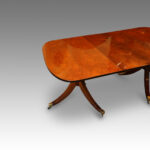 Antique walnut twin pillar dining table - Image 8