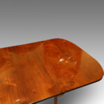 Antique walnut twin pillar dining table - Image 7