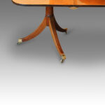 Antique walnut twin pillar dining table - Image 2