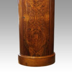 Antique walnut cylinder drinks cabinet - Image 2