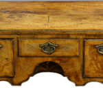 Antique walnut lowboy - Image 6