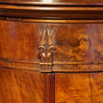 Antique walnut post-box drinks cabinet - Image 8