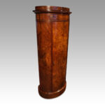 Antique walnut post-box drinks cabinet - Image 7