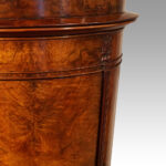 Antique walnut post-box drinks cabinet - Image 6