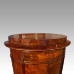 Antique walnut post-box drinks cabinet - Image 2