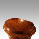Antique walnut post-box drinks cabinet - Image 3