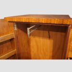 Art Deco walnut gentlemans wardrobe - Image 3