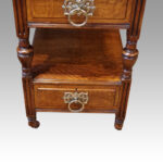 Art Nouveau oak pedestal desk - Image 11