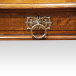 Art Nouveau oak pedestal desk - Image 10