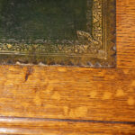 Art Nouveau oak pedestal desk - Image 4