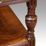Art Nouveau oak pedestal desk - Image 2