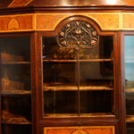 Art Nouveau inlaid display cabinet - Image 3