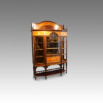 Art Nouveau inlaid display cabinet - Image 2
