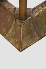 Arts & Crafts Brass Club Fender - Image 7