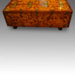 Asian parquetry silk robe chest - Image 4