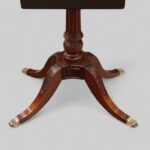 Edwardian mahogany 3 pillar dining table - Image 2