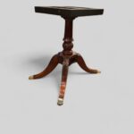 Edwardian mahogany 3 pillar dining table - Image 9