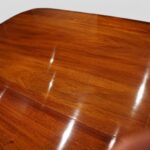 Edwardian mahogany 3 pillar dining table - Image 6