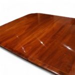 Edwardian mahogany 3 pillar dining table - Image 3