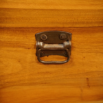 Brass bound camphor wood campaign chest - Image 11