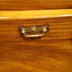 Brass bound camphor wood campaign chest - Image 7