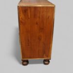 George V yew wood brass bound cabinet - Image 3