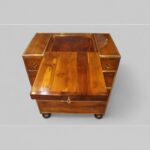 George V yew wood brass bound cabinet - Image 2