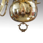 Georgian style brass chandelier - Image 4