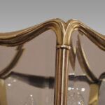 Edwardian bronze hall lantern - Image 4
