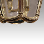Edwardian bronze hall lantern - Image 2