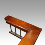 Brushed steel and tan leather club fender - Image 3