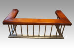 Brushed steel and tan leather club fender - Image 2